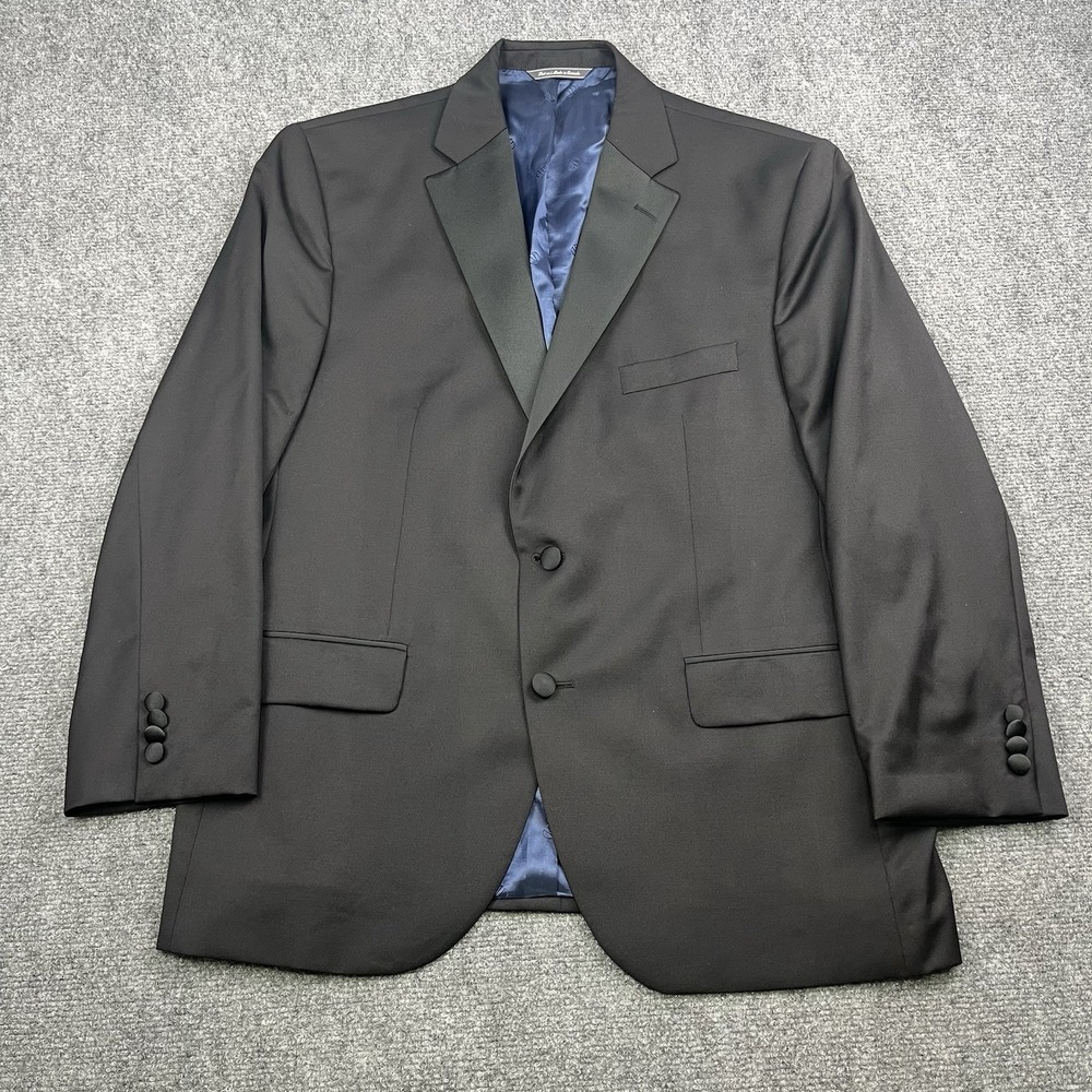 David Donahue Loro Piana Men Tuxedo Jacket Black • 44s Capolavoro Blazer Roarke